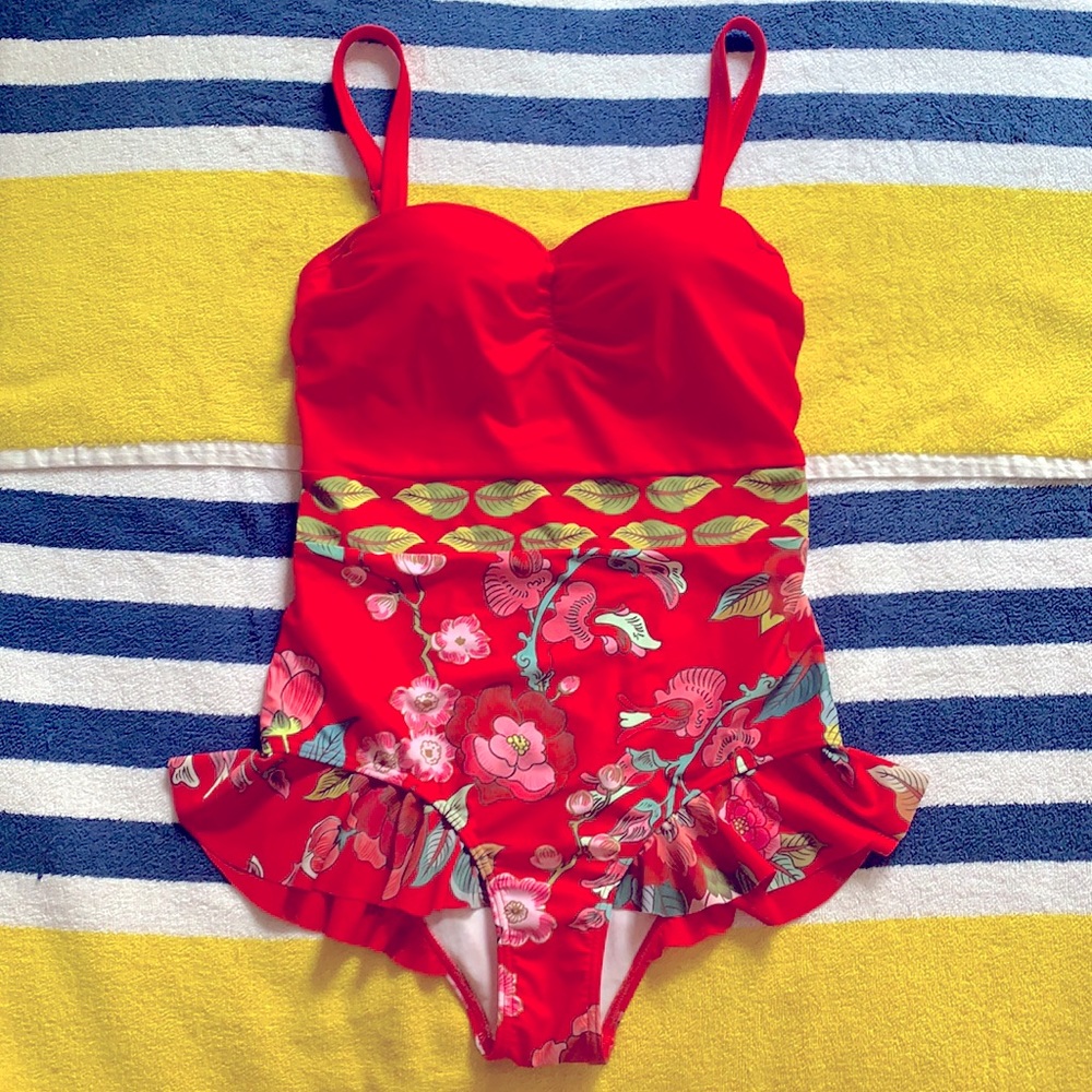 Vintage style Modcloth one piece bathing suit